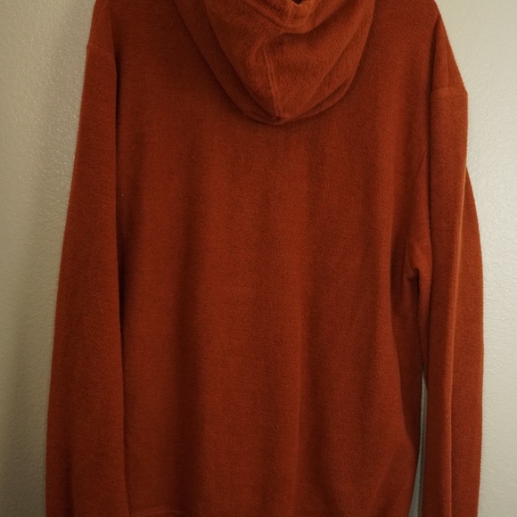 Urban Outfitters Hoodie Sweatshirt Small Orange - Picture 2 of 5